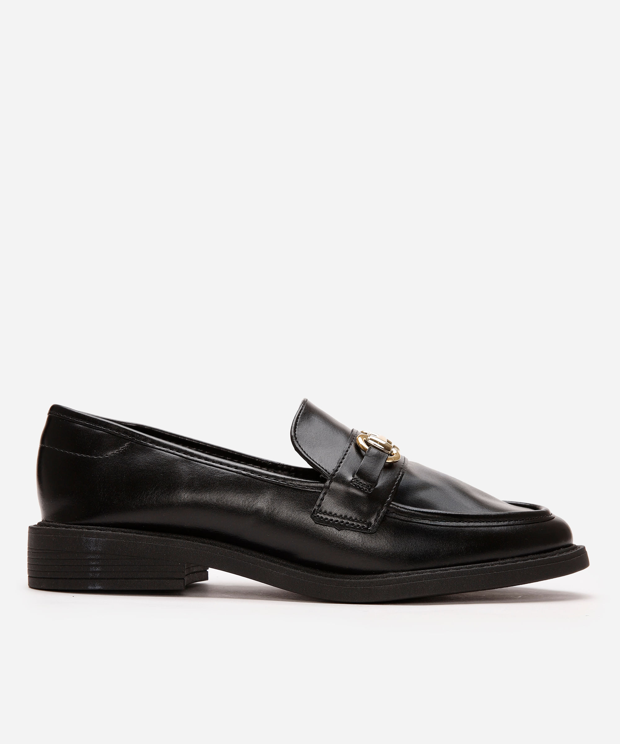 mocassim feminino vizzano com bridão preto