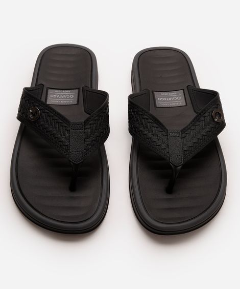 chinelo de dedo coimbra cartago preto