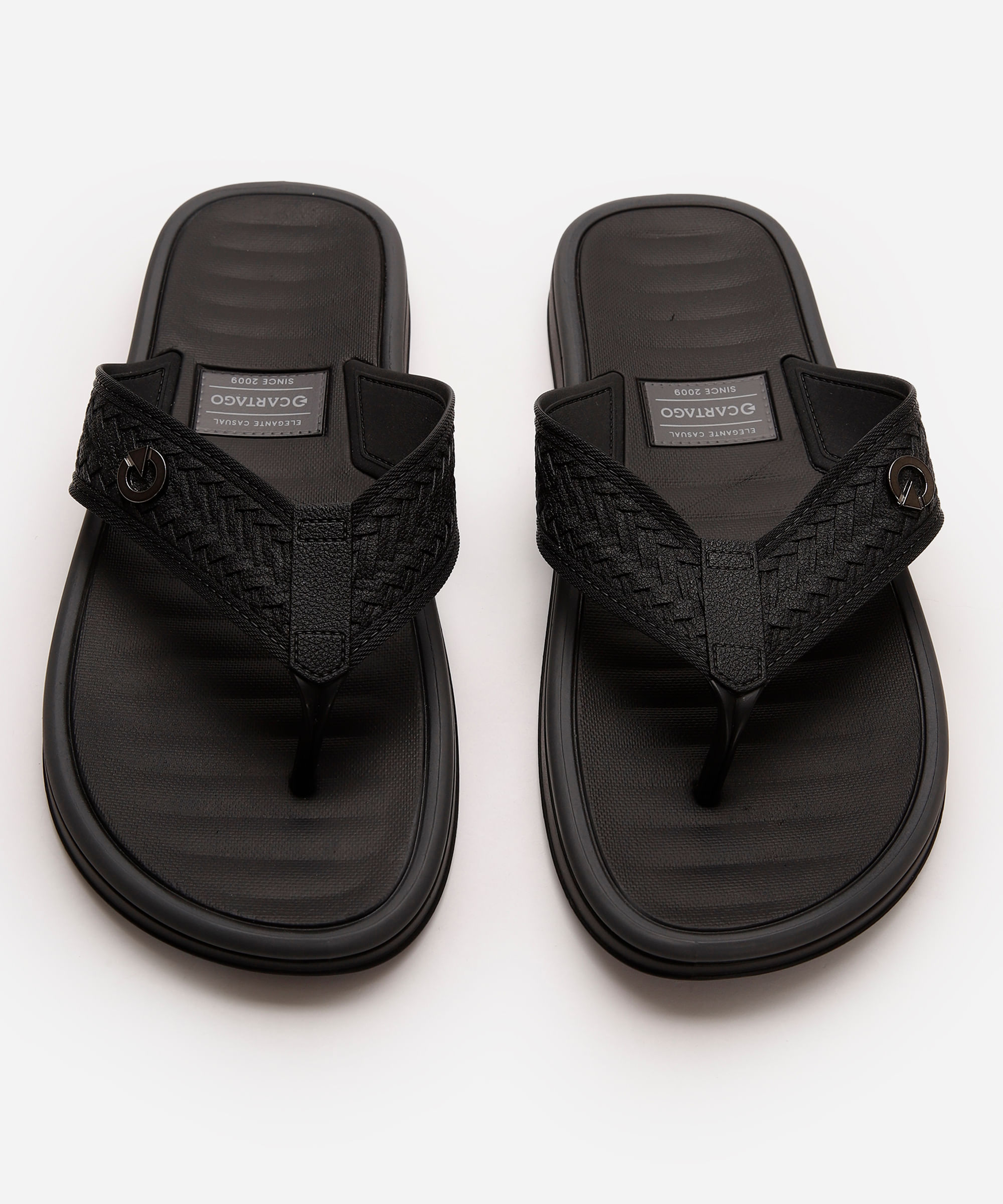 chinelo de dedo coimbra cartago preto
