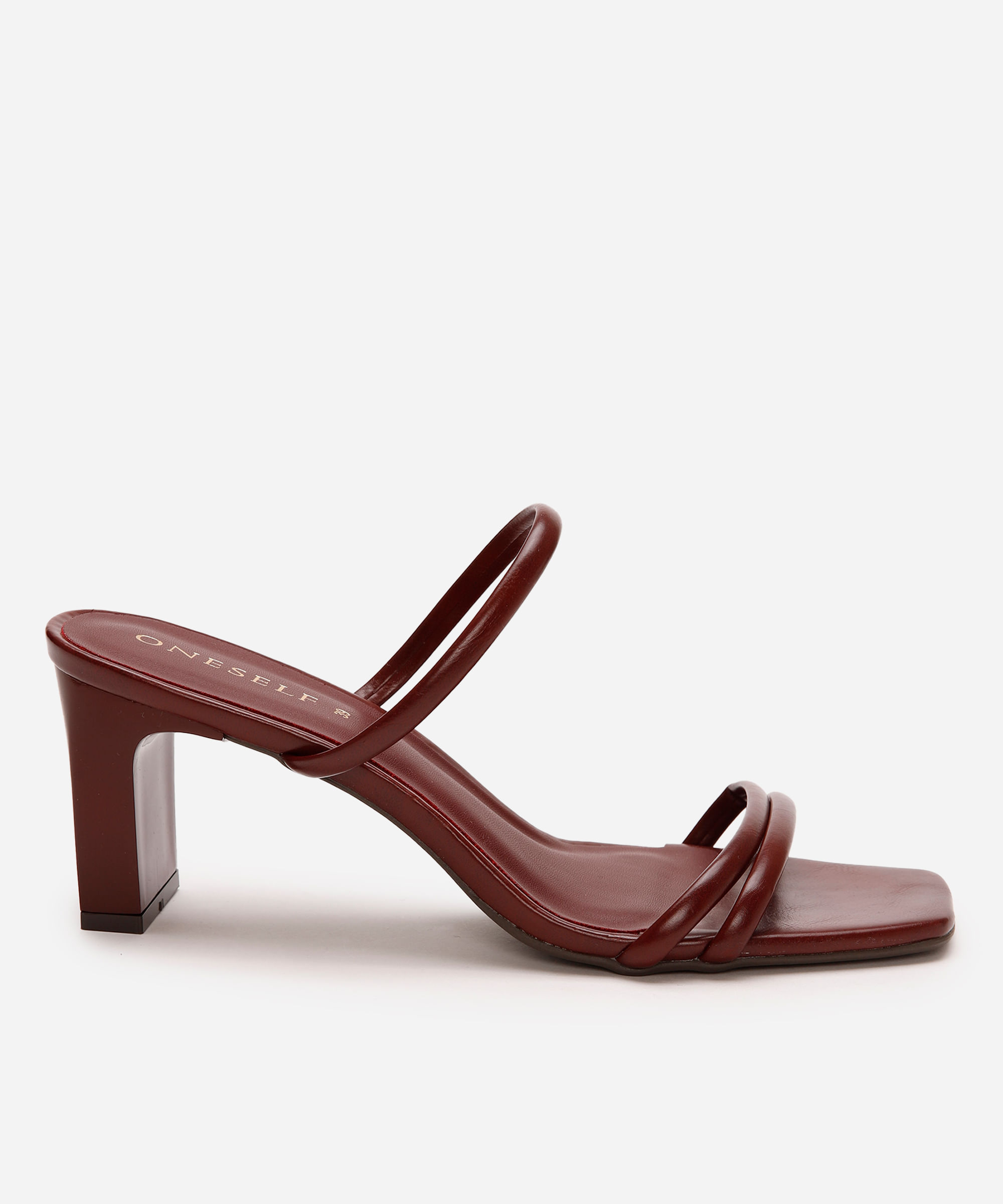 tamanco feminino tira fina oneself vinho