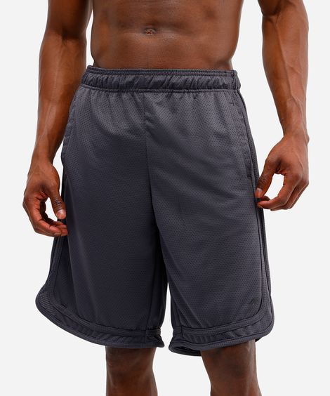 bermuda masculina texturizada cinza
