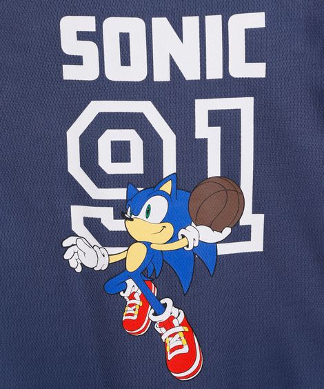 regata basquete infantil sonic azul
