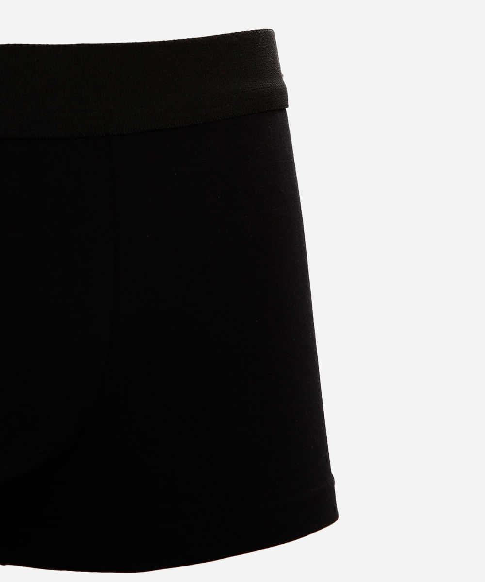 cueca masculina boxer low rise mash preta