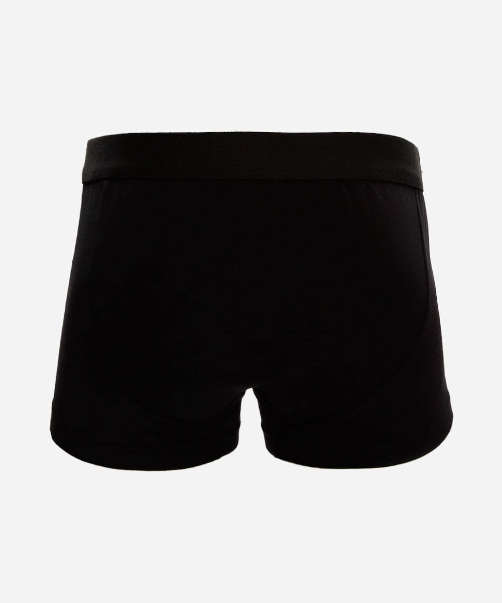 cueca masculina boxer low rise mash preta