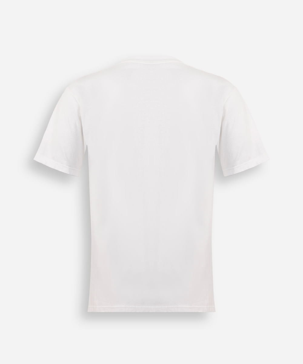camiseta comfort juvenil manga curta chevrolet camaro off white