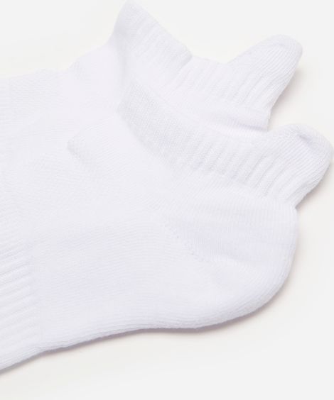 kit de 5 meias femininas cano curto cea sports branco