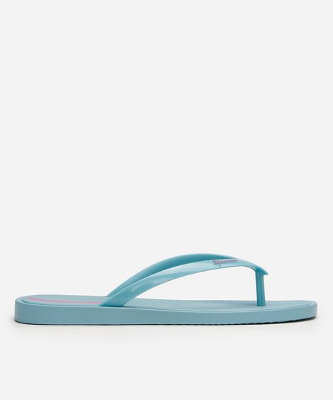 chinelo ipanema slim cintilante azul
