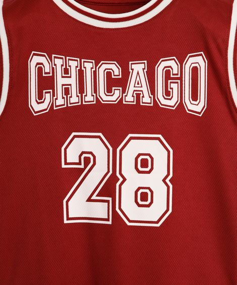 regata basquete infantil chicago vermelha