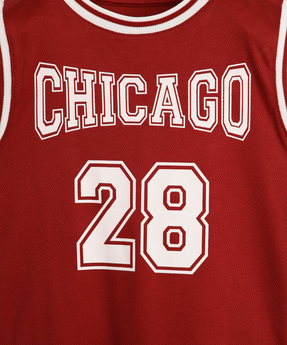 regata basquete infantil chicago vermelha