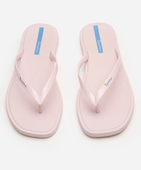 chinelo ipanema slim cintilante rosa