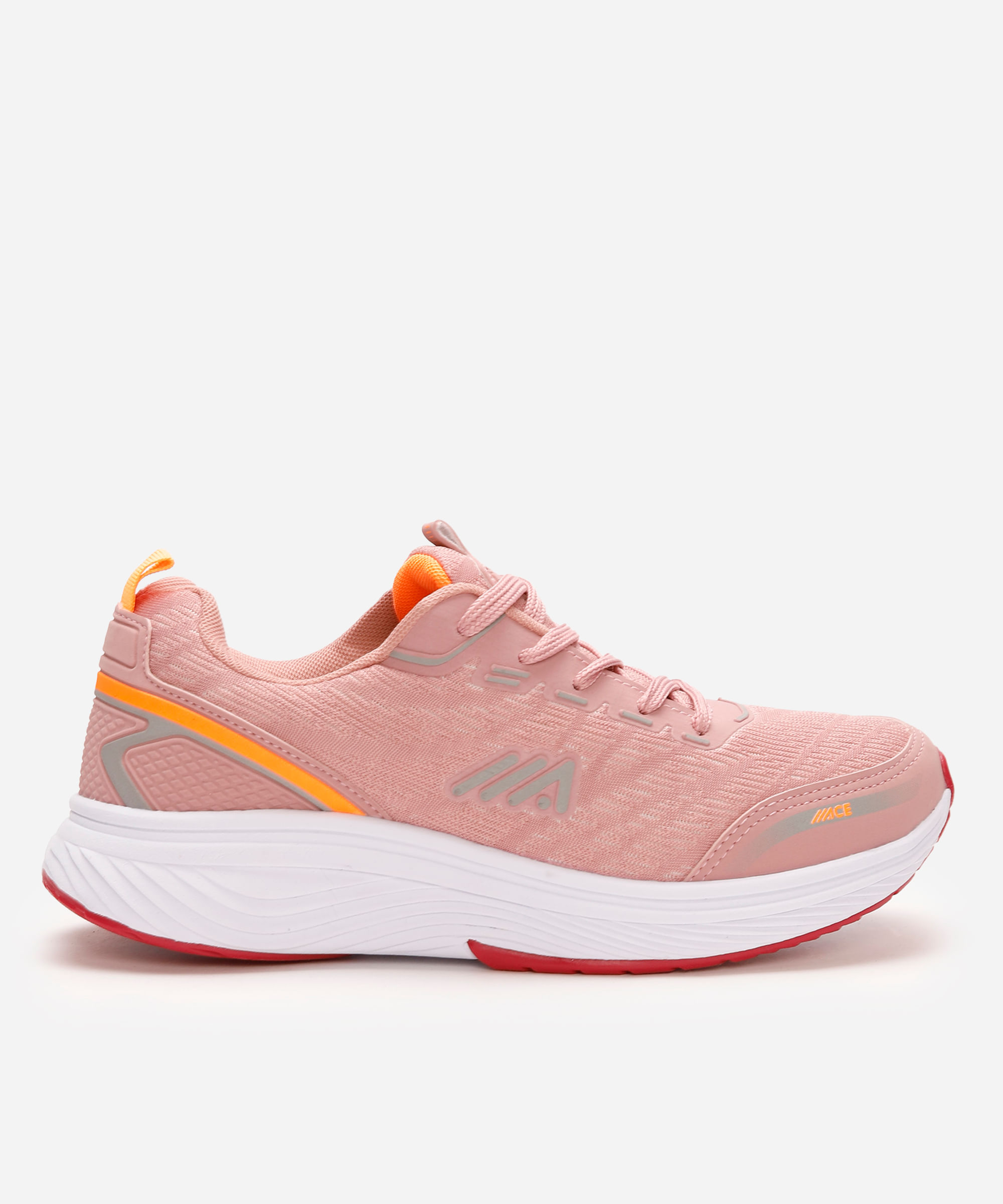 tênis esportivo feminino texturizado rosa