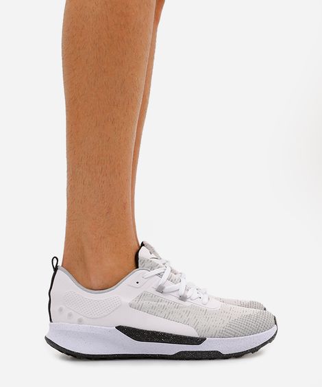 tênis esportivo masculino ace com recortes branco