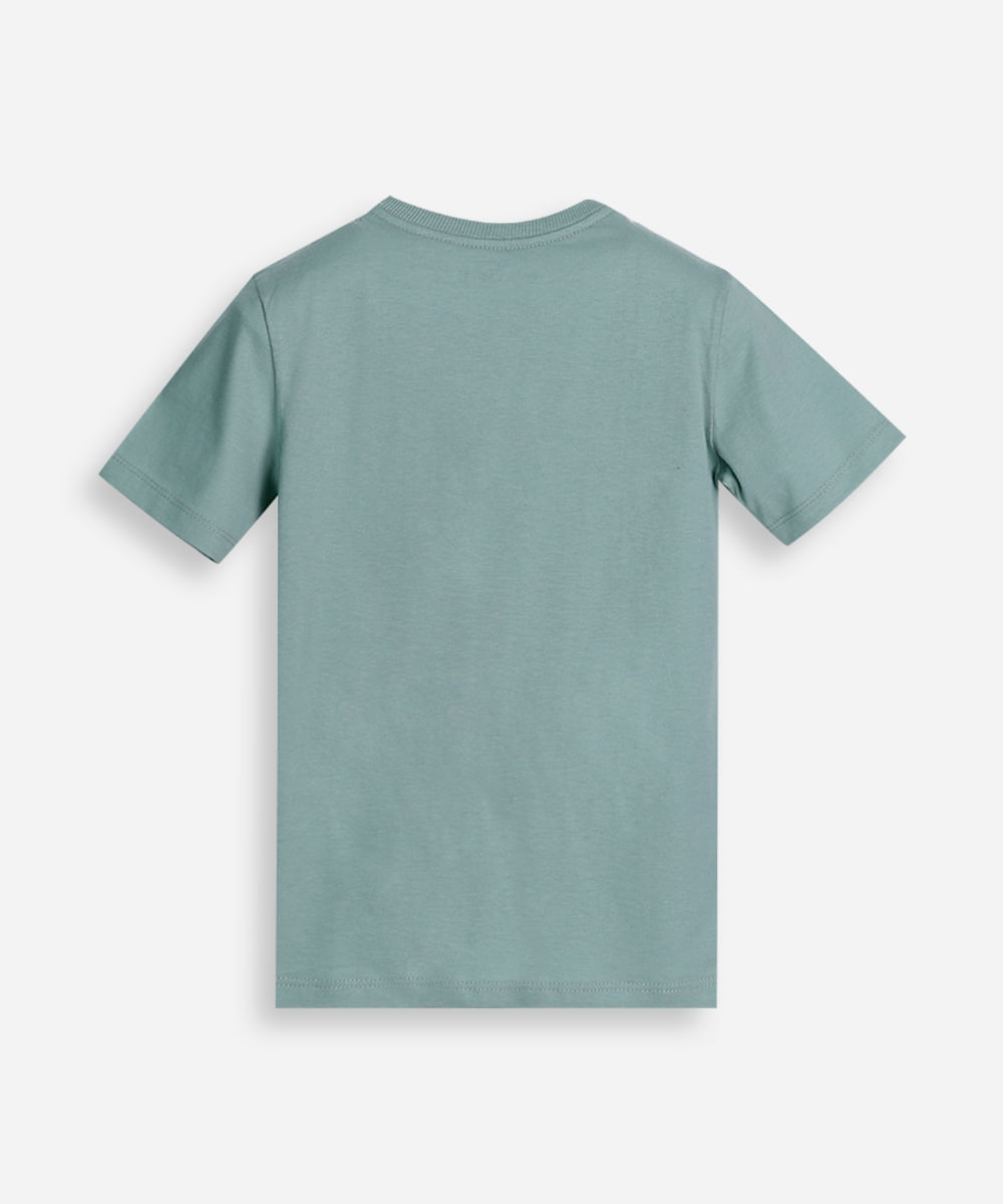 kit de 2 camisetas infantis de algodão manga curta minecraft colorida