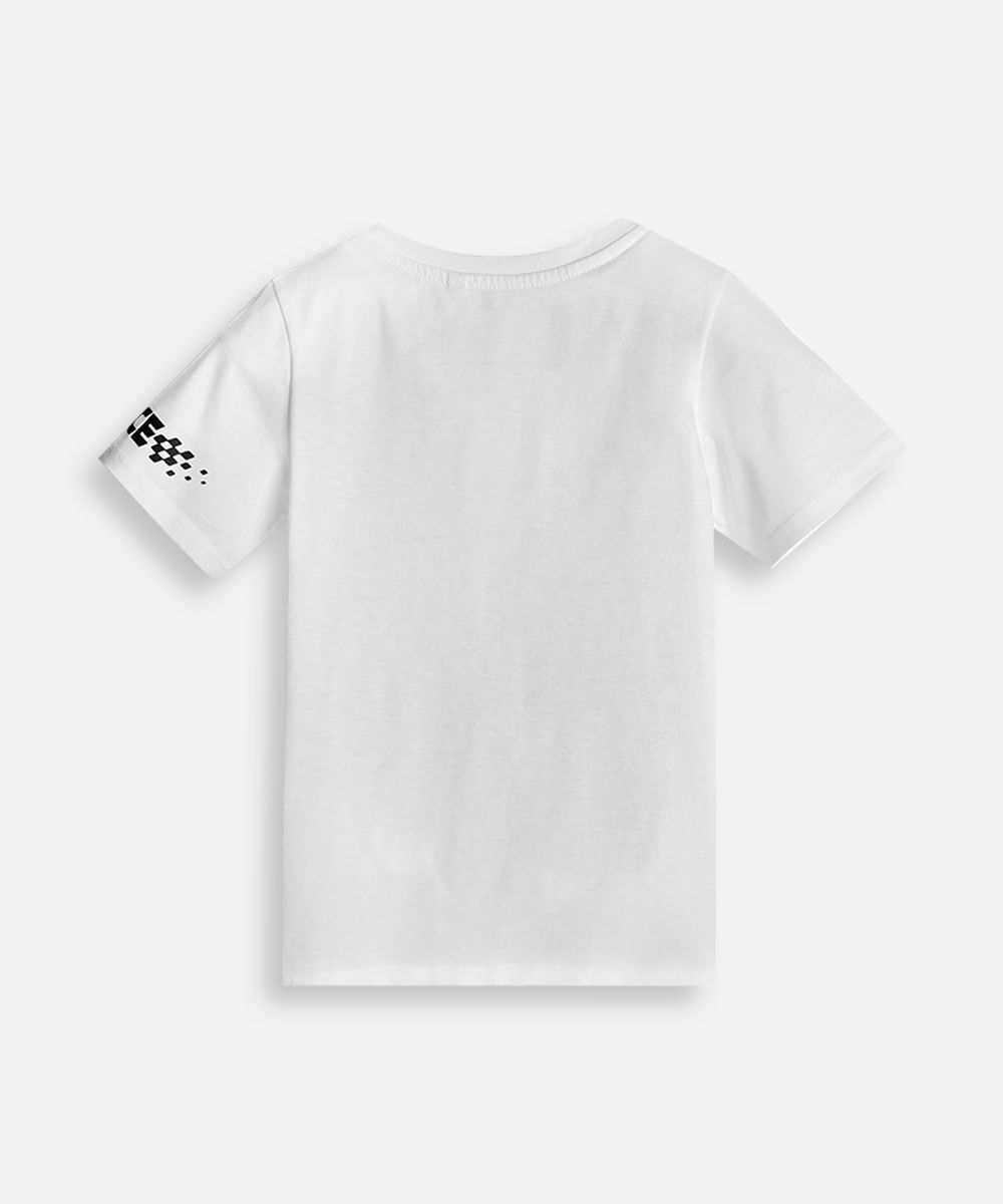 camiseta infantil stitch no carro off white