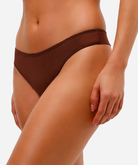 kit de 2 calcinhas femininas fio dental básica colorida