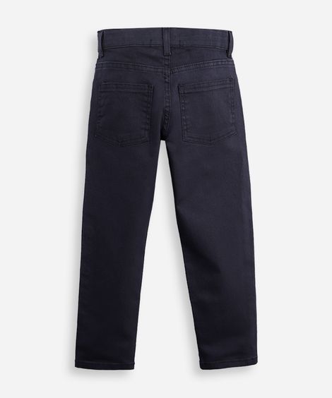 calça skinny infantil de sarja azul