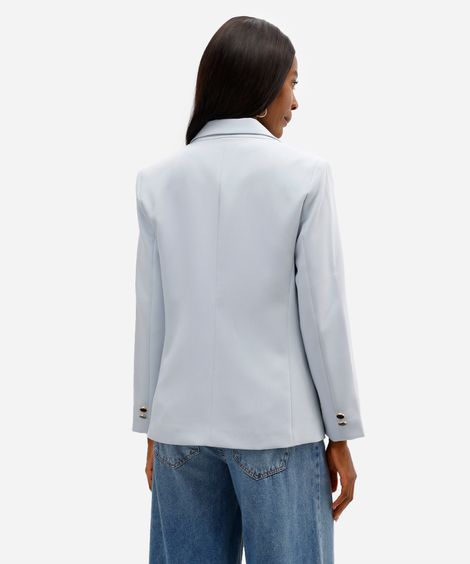 blazer feminino de alfaiataria azul