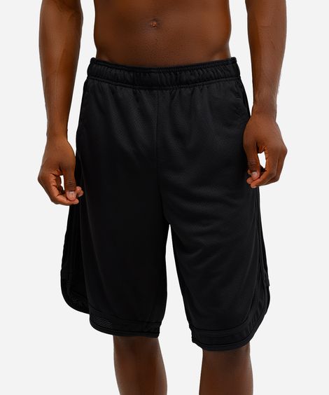 bermuda masculina texturizada preta
