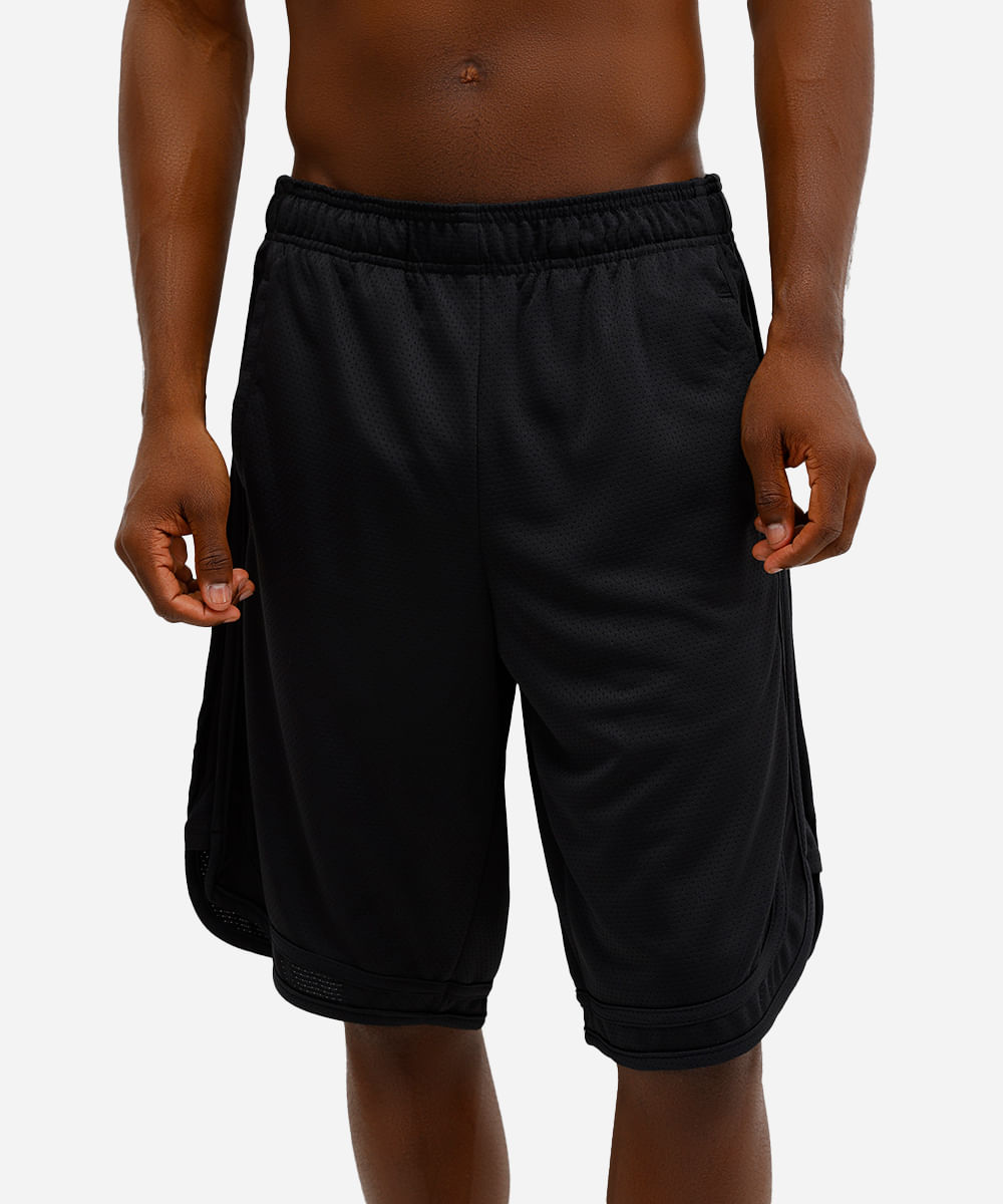 bermuda masculina texturizada preta