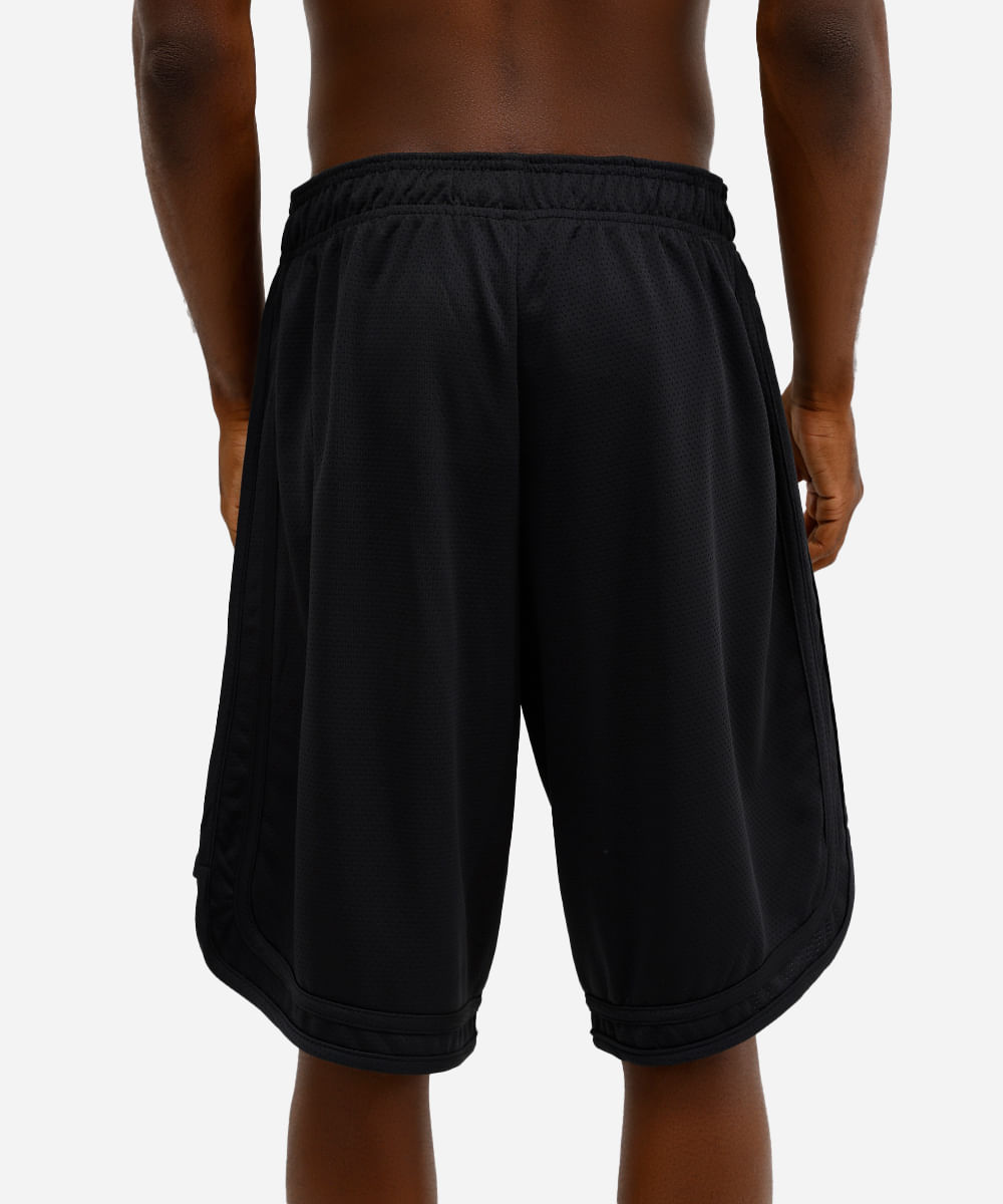 bermuda masculina texturizada preta