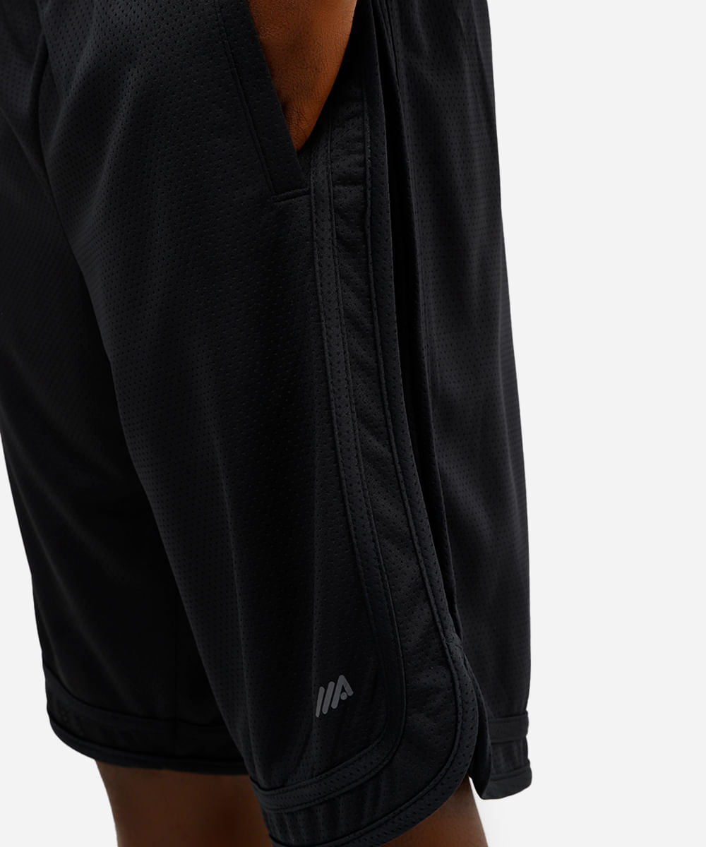 bermuda masculina texturizada preta