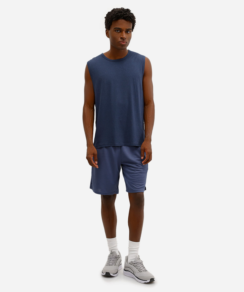 regata esportiva masculina azul
