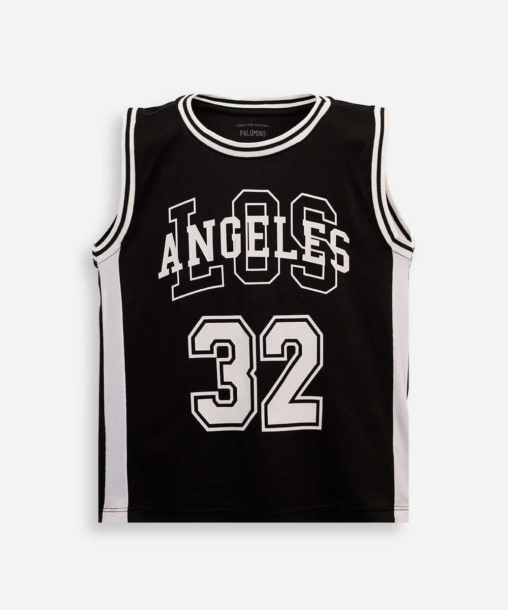 regata esportiva infantil los angeles preta