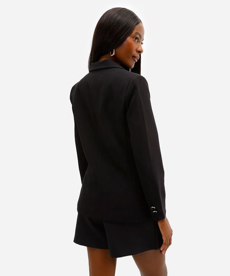 blazer feminino de alfaiataria preto