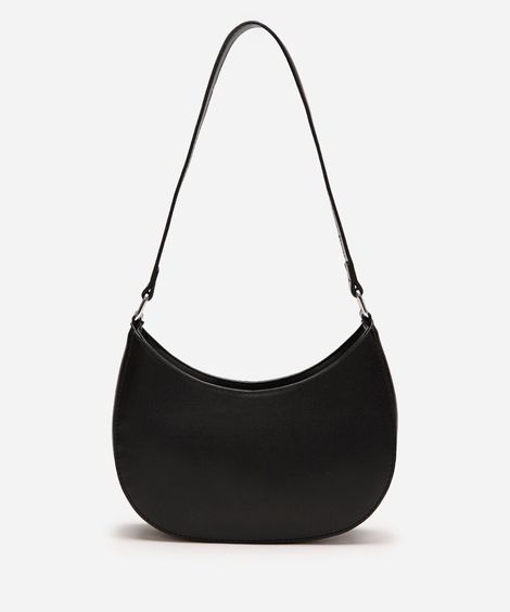 bolsa baguete lisa preto