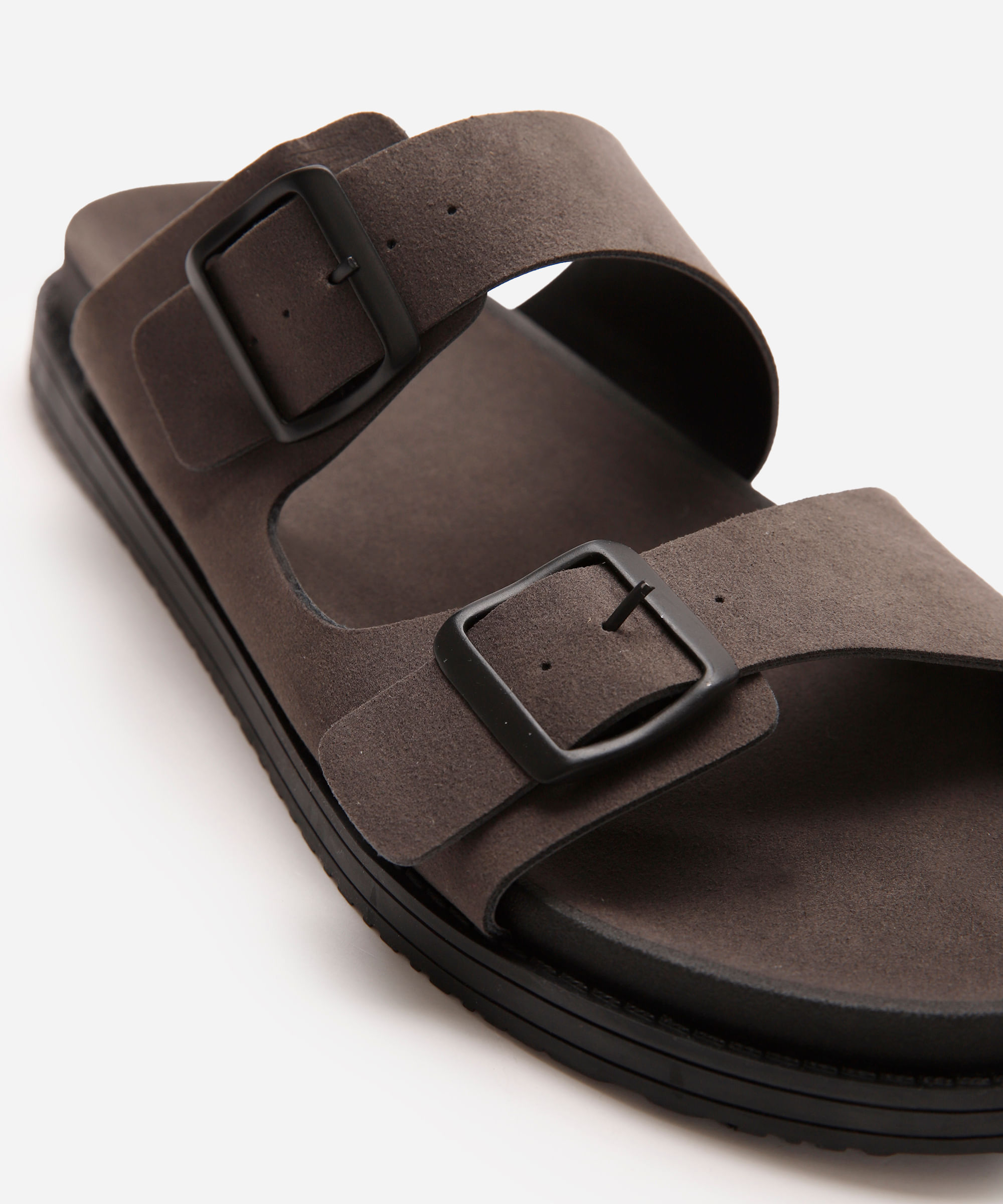 papete masculina com fivelas oneself cinza