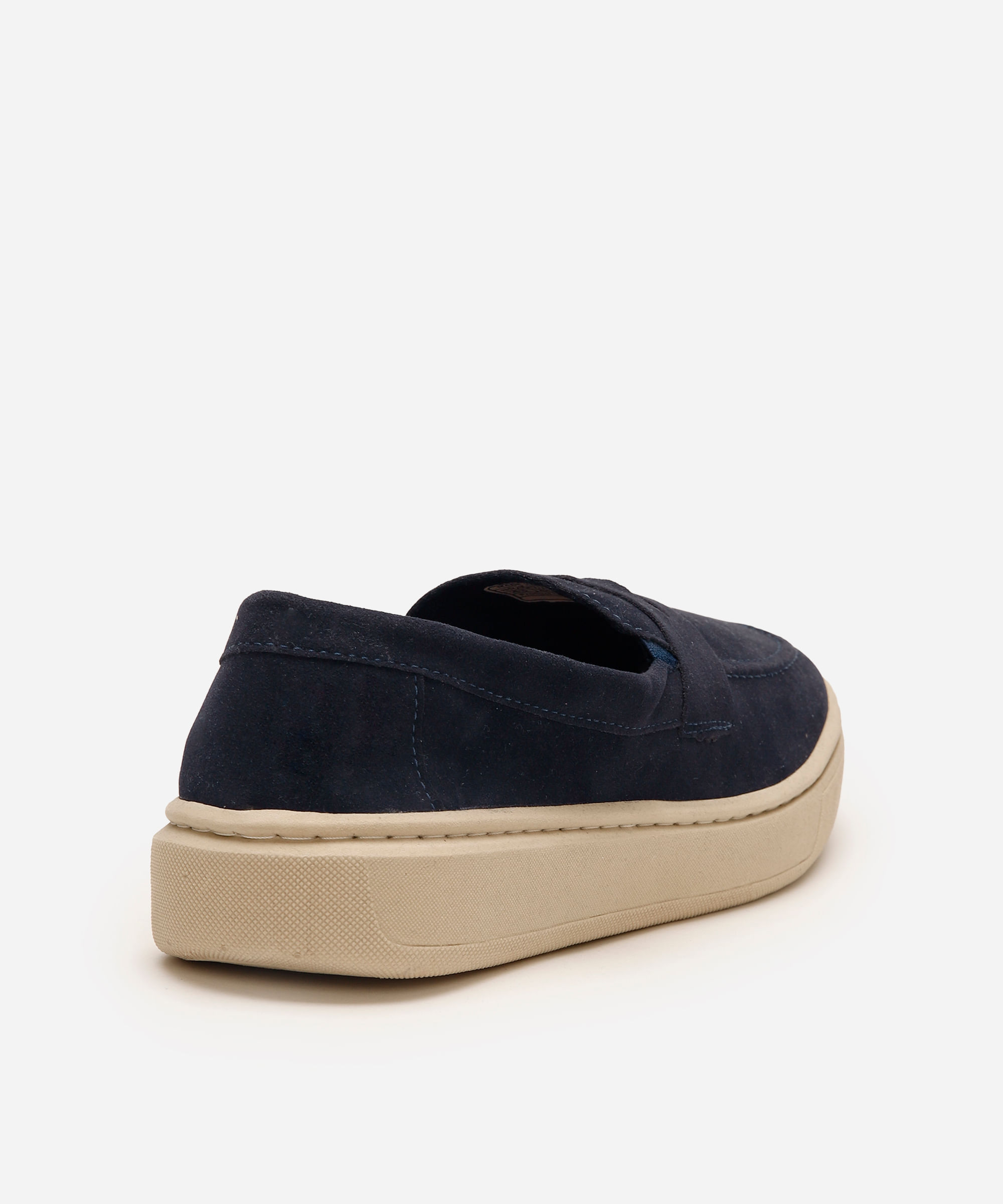 mocassim pespontado texturizado oneself azul