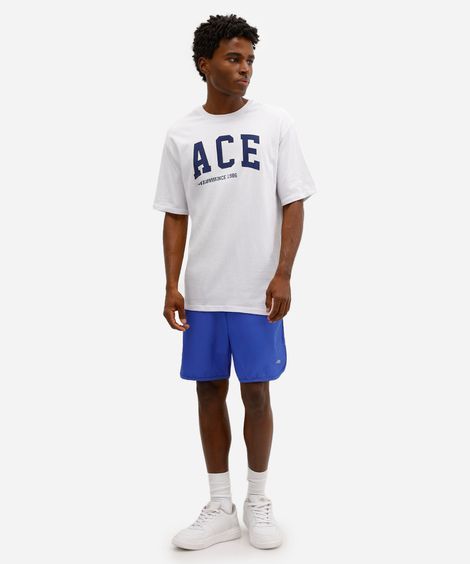 short masculino esportivo azul