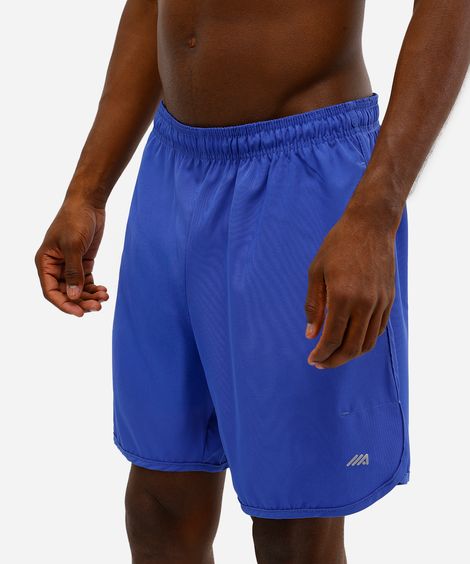 short masculino esportivo azul