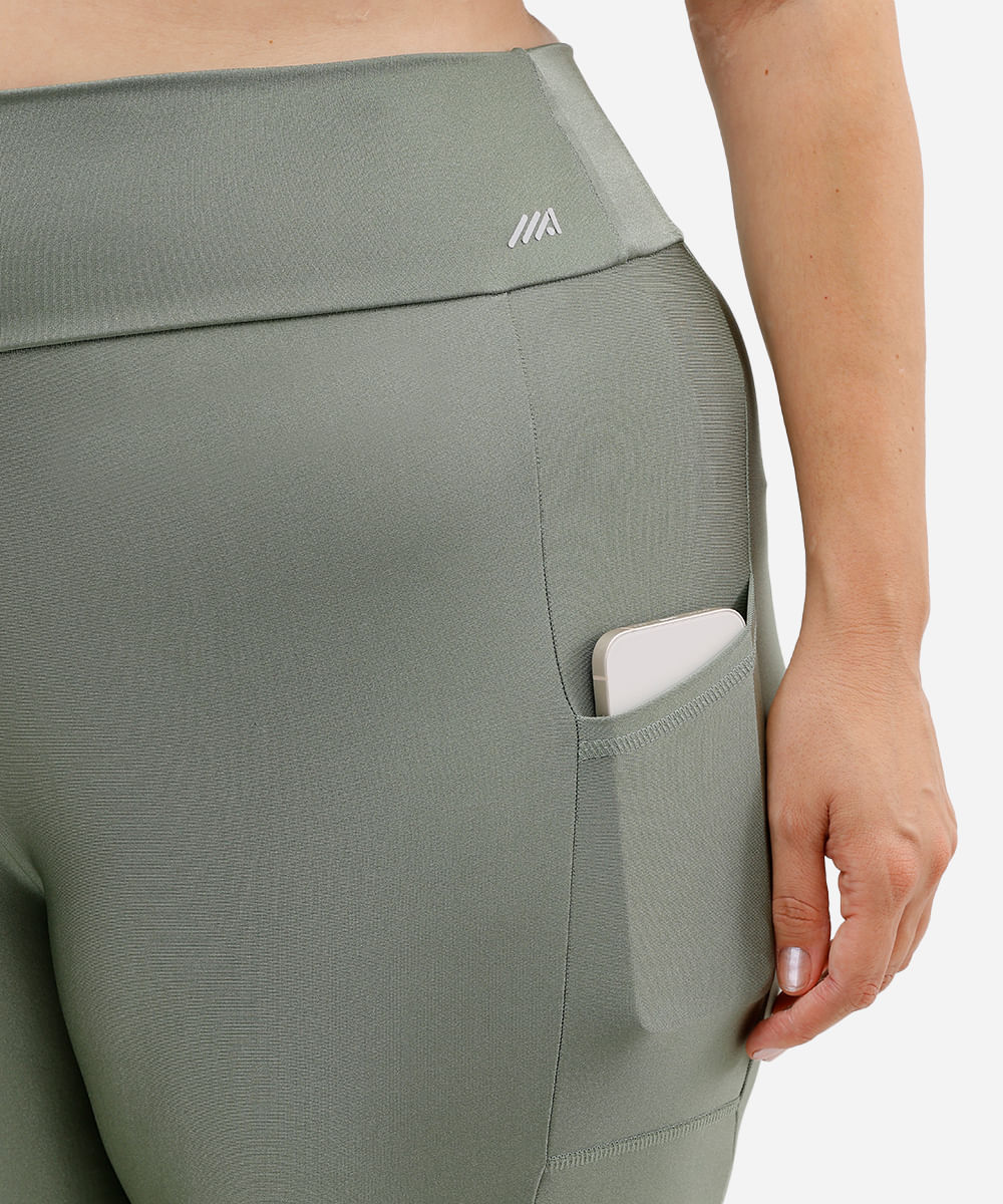 calça legging feminina esportiva plus size verde