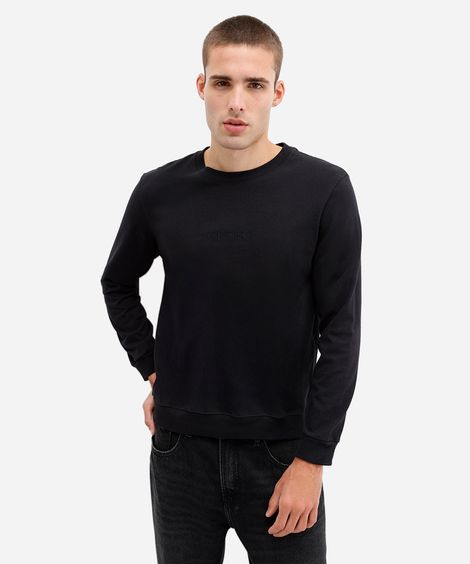 camiseta masculina de algodão bordado paradise preta