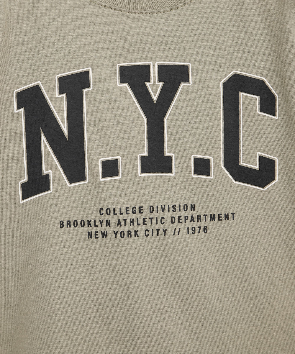 conjunto curto infantil de algodão nyc verde