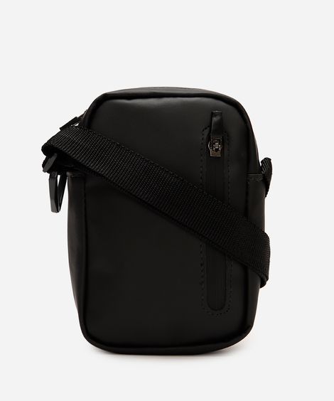 bolsa shoulder masculina transversal preta