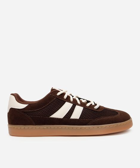 tênis casual feminino ace marrom