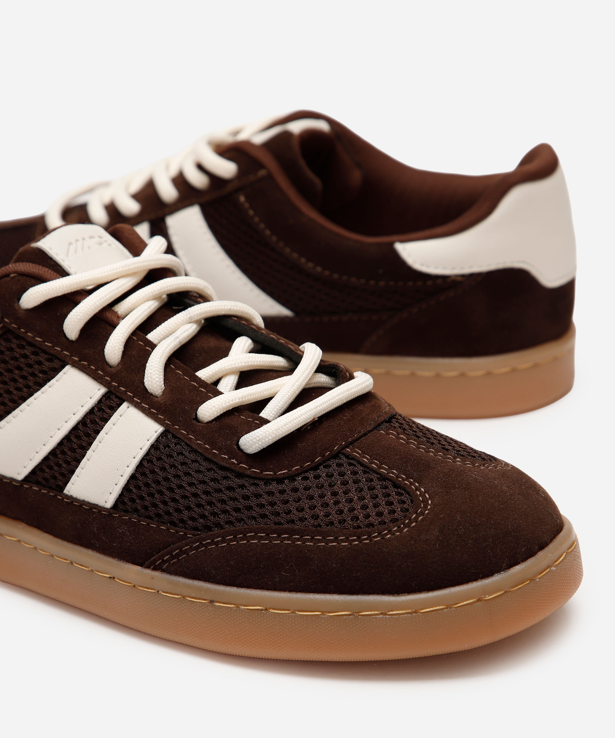 tênis casual feminino ace marrom