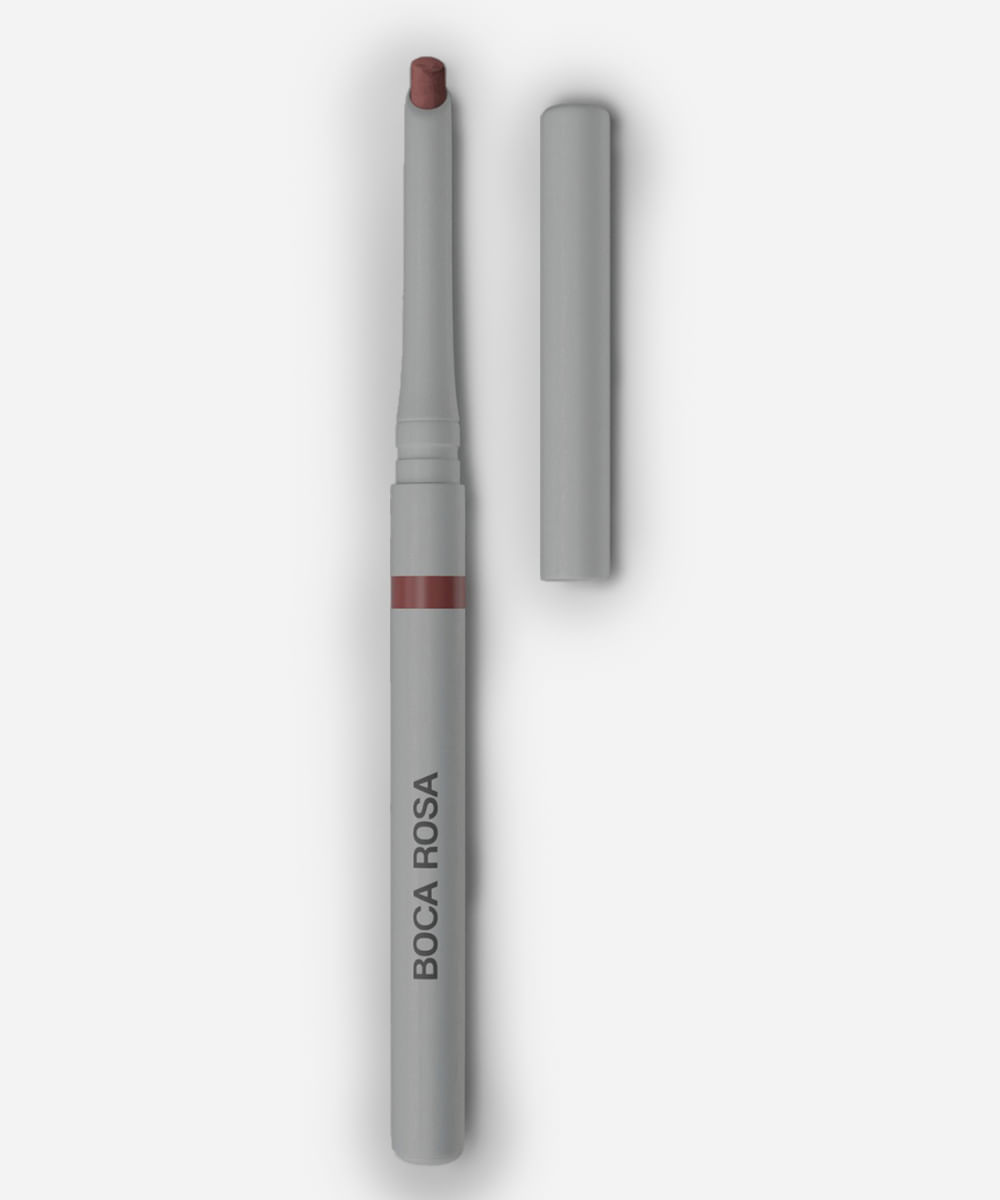 lápis para contorno labial boca rosa rosê intenso