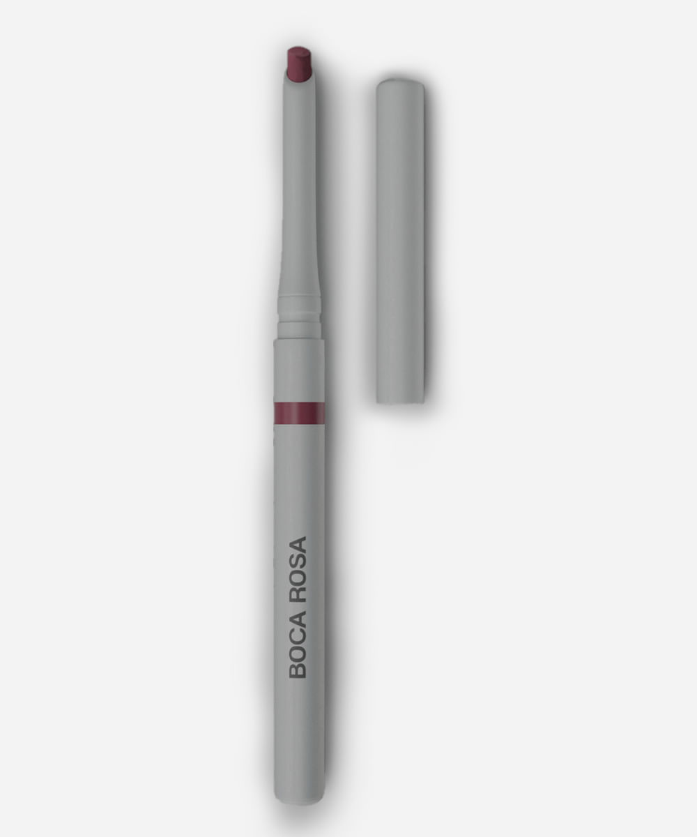 lápis para contorno labial boca rosa rosa intenso