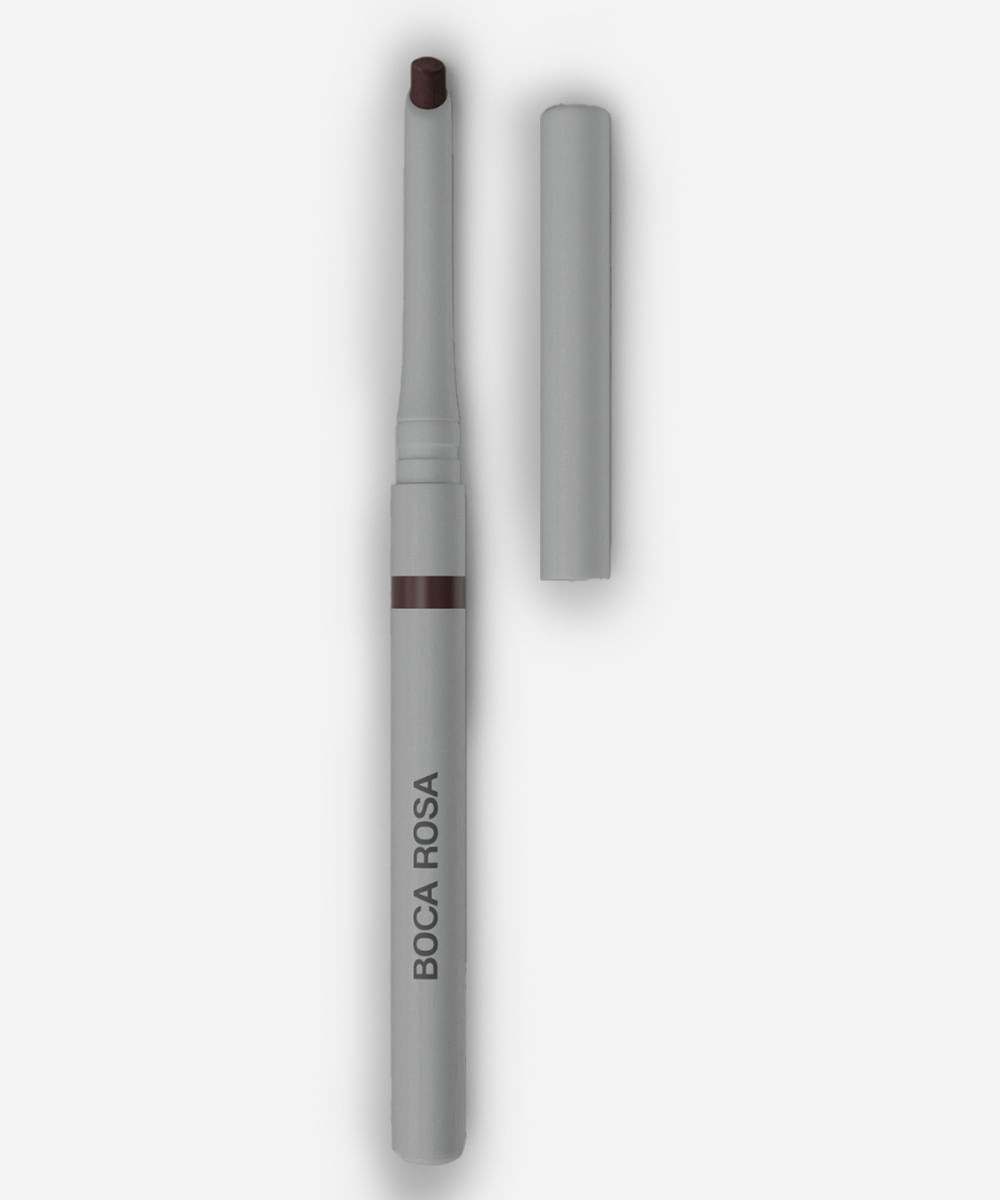 lápis para contorno labial boca rosa marrom intenso