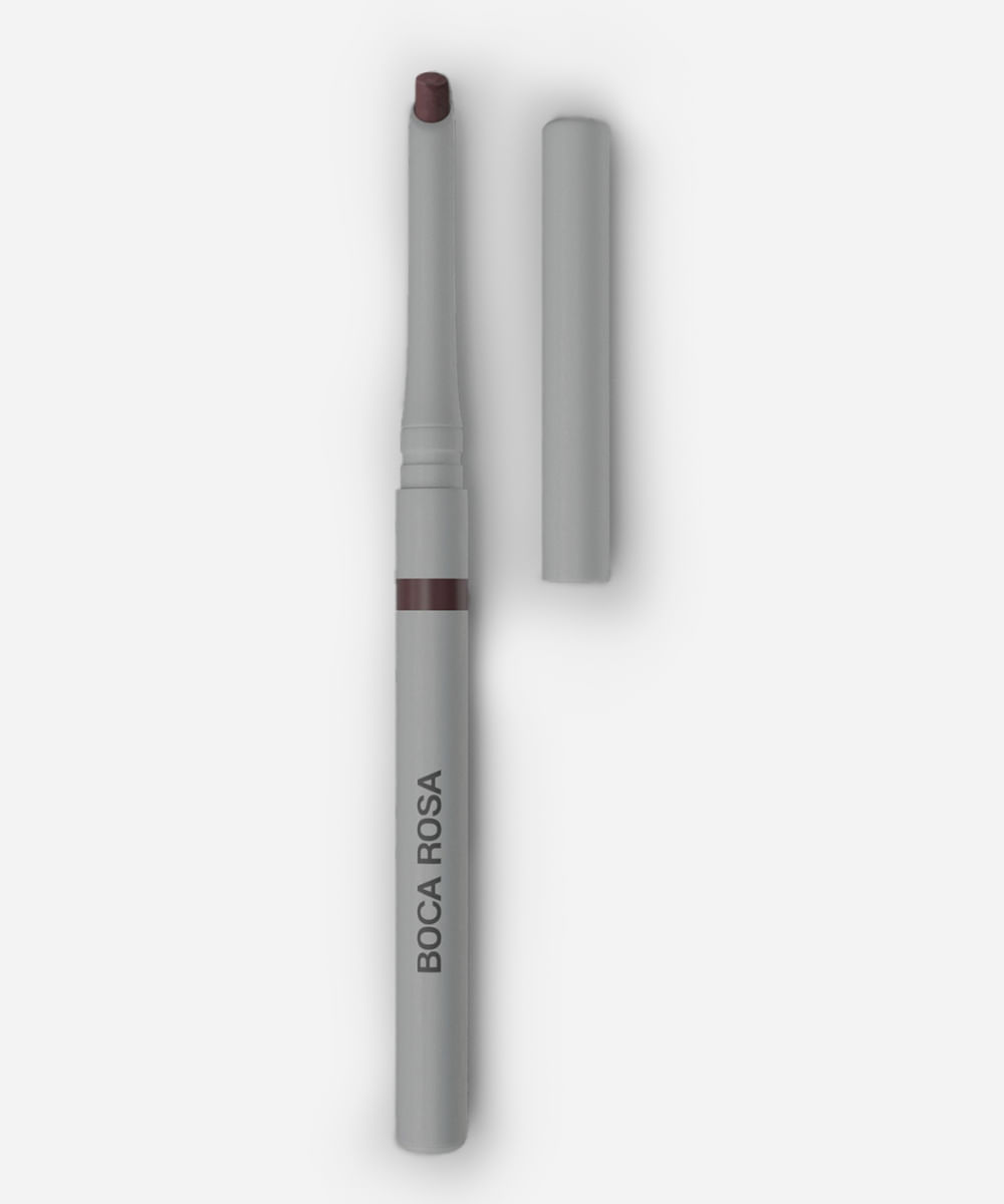 lápis para contorno labial boca rosa chocolate intenso