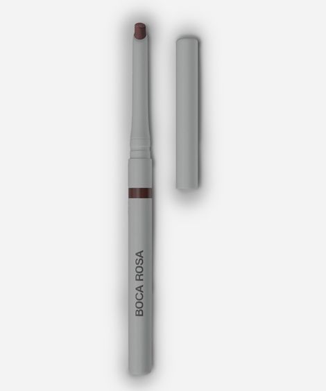 lápis para contorno labial boca rosa castanho intenso