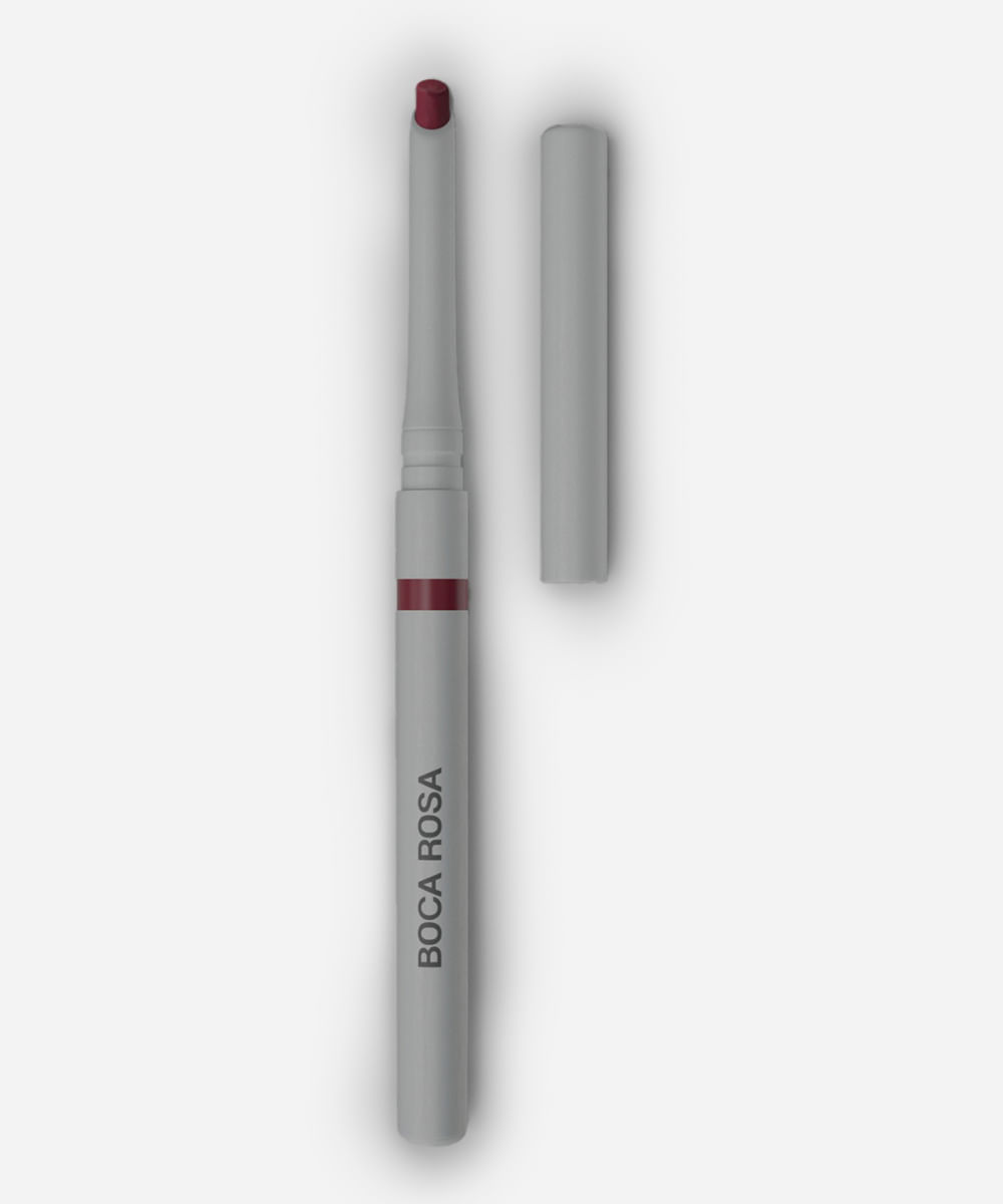 lápis para contorno labial boca rosa cereja intenso