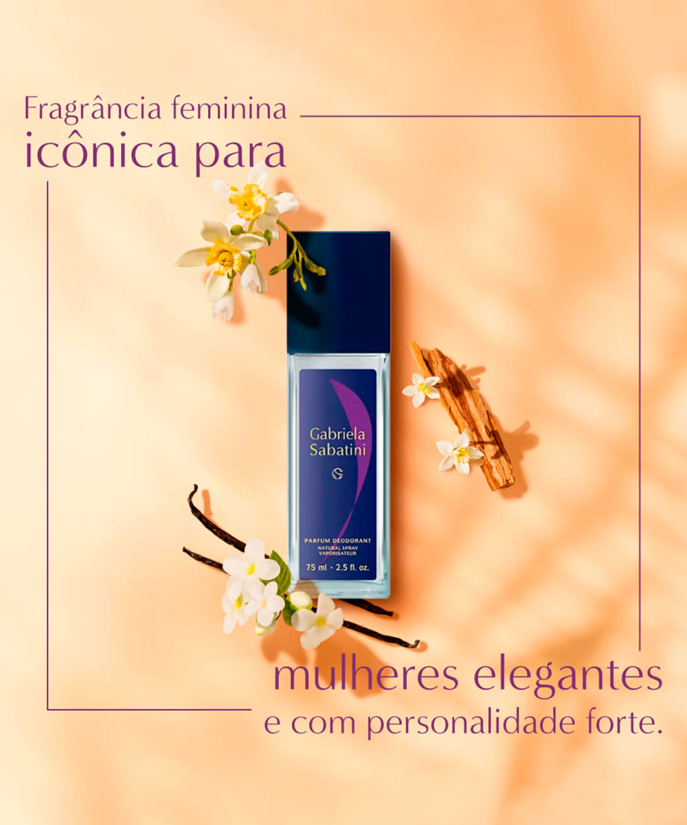 body splash feminino gabriela sabatini 75ml