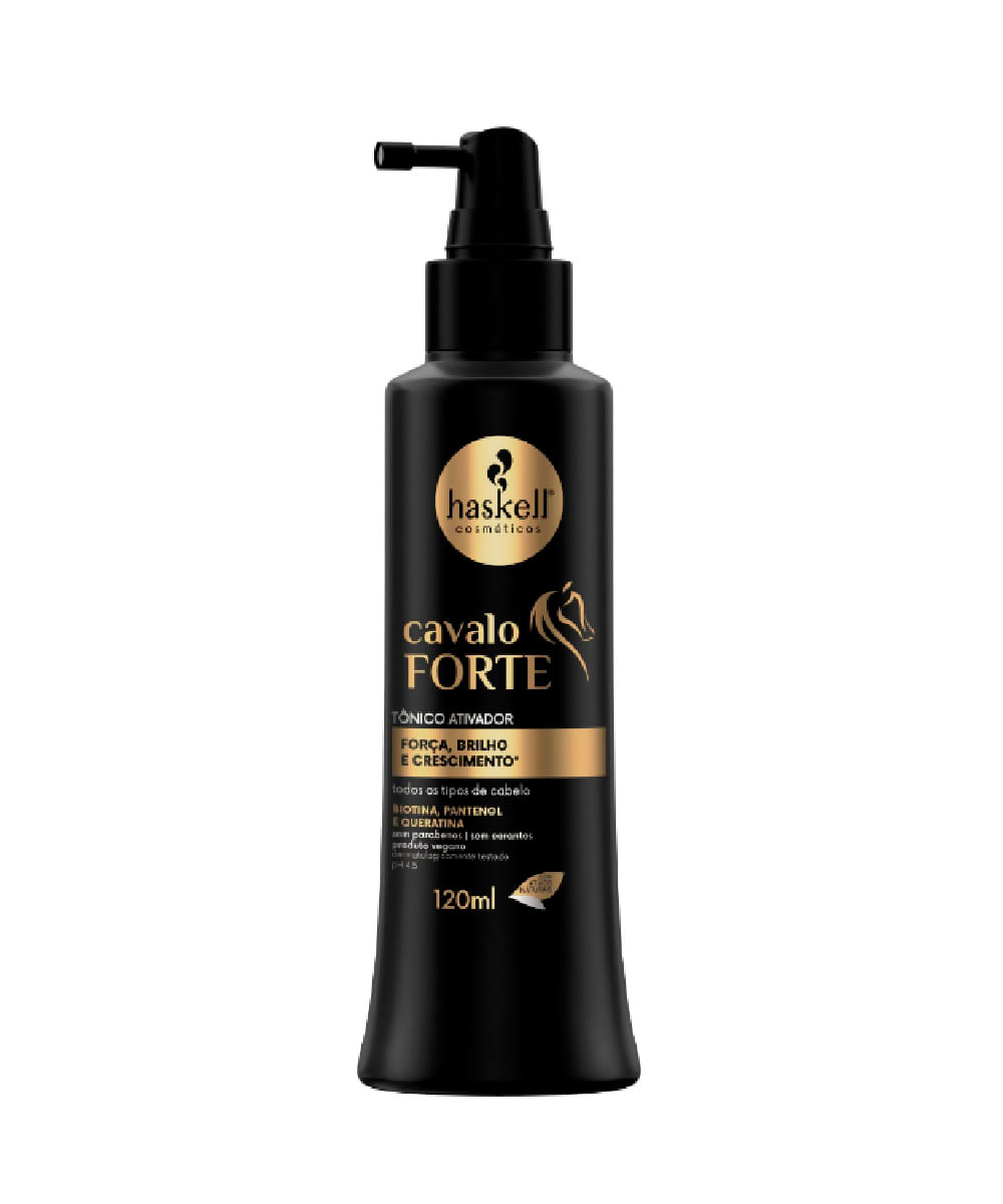 tônico capilar haskell ativador cavalo forte 120ml