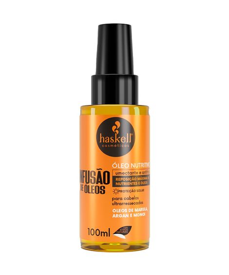 óleo capilar haskell nutritivo infusão de óleos 100ml