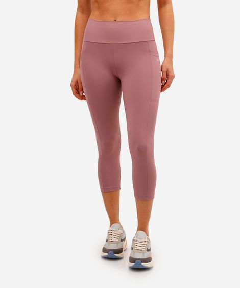 calça legging com bolso esportiva rosa
