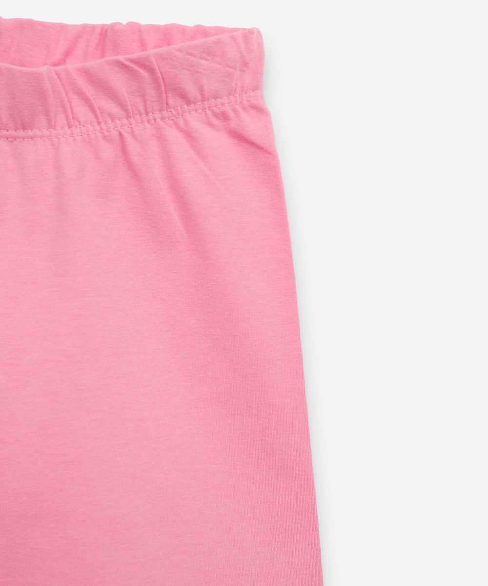 conjunto curto infantil de algodão hello kitty e amigos bege